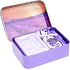 Esprit Provence Lavendel Toilettenseife 60 g + Lavendelduftbeutel + Blechdose mit Bild eines Lavendelfeldes, Kosmetikset für Damen
