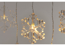 Emos Weihnachtsbeleuchtung Flake Pendelleuchte 0,84 m, 8 LEDs + 5 m Kabel, warmweiß