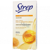 Opilca Strep Sugaring Wachsstreifen für Gesicht und Bikinizone 20 Stück + Wachstuch 4 Stück