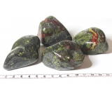 Epidot, getrommelter Naturstein 100 - 160 g, 1 Stück, Herzheilstein