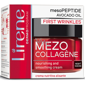 Lirene Meso-Collagene Nacht-Pflegecreme mit glättender Wirkung 50 ml