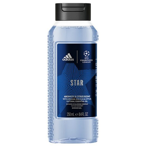 Adidas UEFA Champions League Star Duschgel für Männer 250 ml