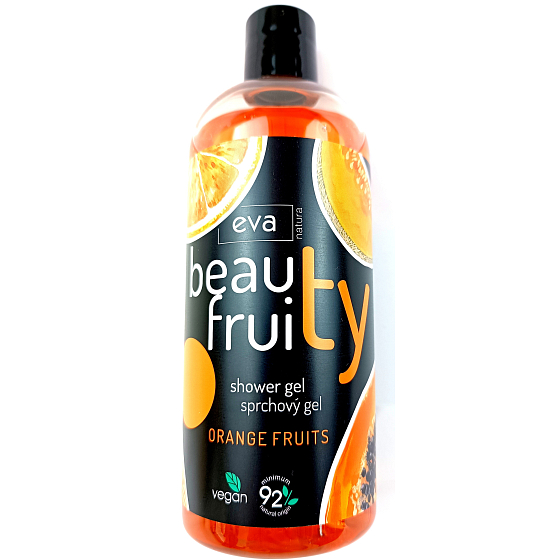 Eva Natura Beauty Fruity Orange Fruits Duschgel mit Orangenfrucht-Duft 400 ml