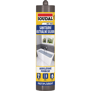 Soudal Sanitärsilikon neutral, weiß, 280 ml