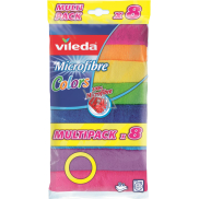 Vileda Colors Mikrofasertuch zum Putzen, 8 Stück