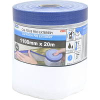 CQ Folie für Außenanwendungen mit Textilband, 55 cm x 20 m