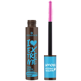 Essence Mascara I LOVE EXTREME CRAZY volume wasserfest 01 braun 12 ml