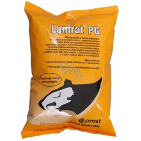 Prost Lanirat PG Granulat zum Abtöten von Ratten, Ratten, Mäusen und Hausmäusen 500 g