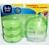 Ambi Pur Fresh Gardens Toilettenblock und 3 Nachfüllungen 4 x 55 ml