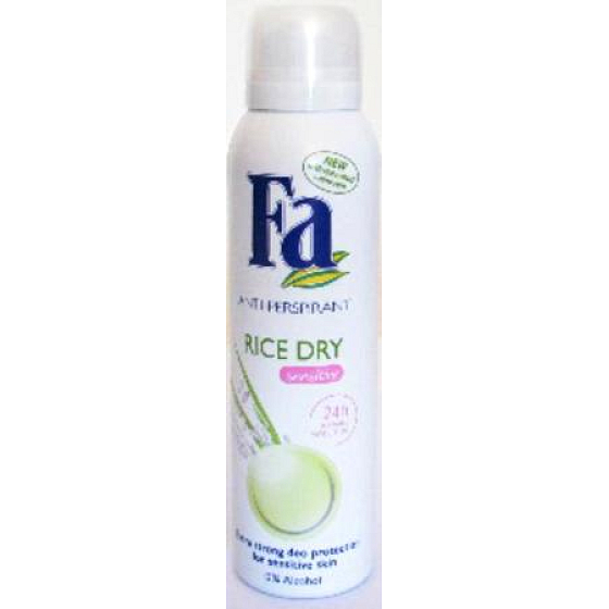 Fa Rice Dry Sensitive Deodorant Spray für Frauen 150 ml