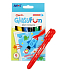 Amos Glass Fun Waschbare Kanten zum Malen und Schreiben auf Glas 6 Farben