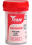 Fan Süßstoffe, Saccharin, Alternativsüßstoff, 160 Tabletten, 10 g