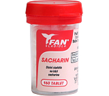 Fan Süßstoffe, Saccharin, Alternativsüßstoff, 160 Tabletten, 10 g