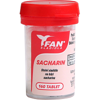 Fan Süßstoffe, Saccharin, Alternativsüßstoff, 160 Tabletten, 10 g