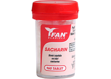 Fan Süßstoffe, Saccharin, Alternativsüßstoff, 160 Tabletten, 10 g