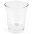 Heart & Home Glass Kerzenhalter geeignet für Kerzen ohne Verpackung 6,5 x 5,5 cm