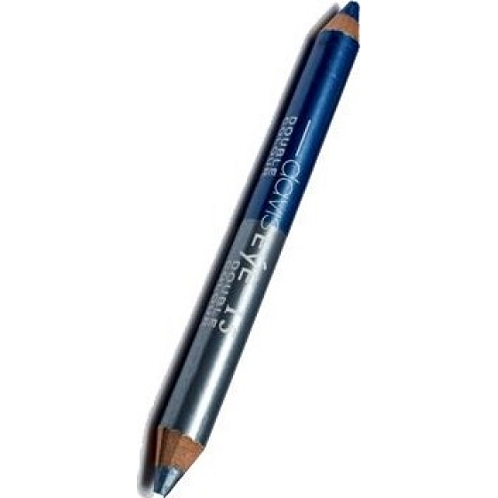 Princessa Davis Eye Double Color Lidschatten mit Bleistift 015 blau und grau-blau 6 g