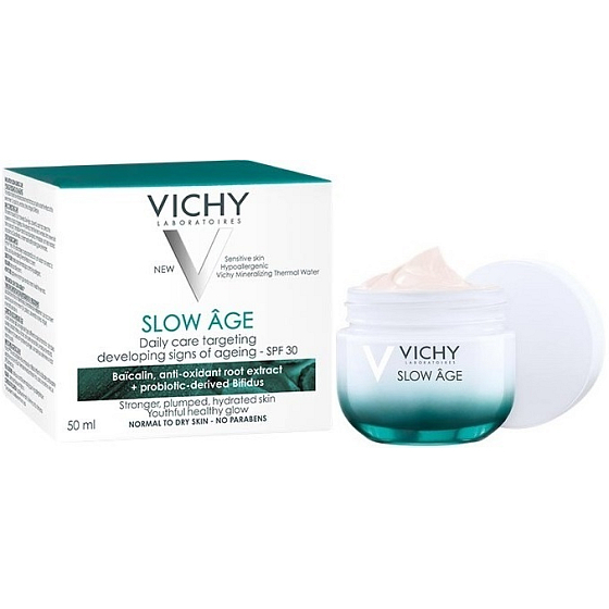 Vichy Slow Age SPF30 Tagescreme zur Verlangsamung der Zeichen der Hautalterung 50 ml