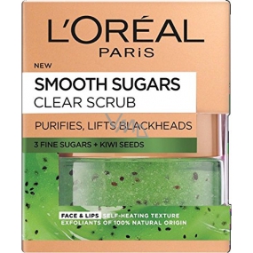 Loreal Paris Smooth Sugars Clear Scrub sanftes Reinigungszuckerschälen 50 ml