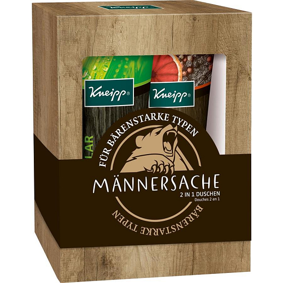 Kneipp Männersache Duschgel 200 ml + Startklar Duschgel 200 ml, für Männer Kosmetikset