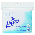 Linteo Satin Wattestäbchen 100% Baumwolltasche 100 Stück