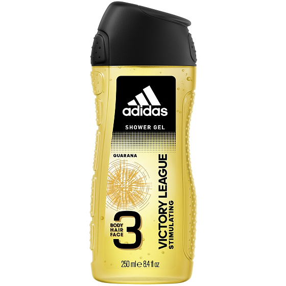Adidas Victory League 3in1 Duschgel für Männer 250 ml