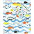 Nekupto Geschenk Papiertüte 14 x 11 x 6,5 cm Goldfisch