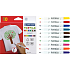Centropen Textile Marker Marker (Marker) für Textilien 10 Stück