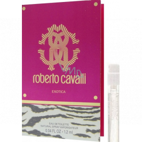 Roberto Cavalli Exotica Eau de Toilette für Frauen 1,2 ml mit Spray, Fläschchen