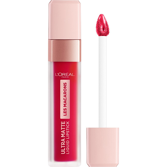 Loreal Paris Infaillible Les Macarons matt flüssiger Lippenstift 828 Framboise Frenzy 7,6 ml