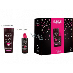 Loreal Paris Elseve Full Resist Haarshampoo 250 ml + Haarcreme ohne Spülung 200 ml, Kosmetikset für Frauen