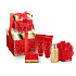 Grace Cole Majestic Duschgel 50 ml + Badeperlen 80 g + Hand- und Nagelcreme 50 ml + Körperlotion 50 ml + Reinigungsschwamm, Geschenkset für die Körperpflege