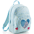Miquelrius Rucksack blau mit Herz mit 3 Fächern Rucksack 31,5 x 41,5 x 16,5 cm Volumen 23 Liter