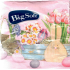 Big Soft Papierservietten 2lagig 33 x 33 cm 20 Stück Ostern rosa mit Hase