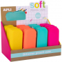 Apli Fluo Stiftemäppchen Silikon neon pink 185 x 75 x 55 mm