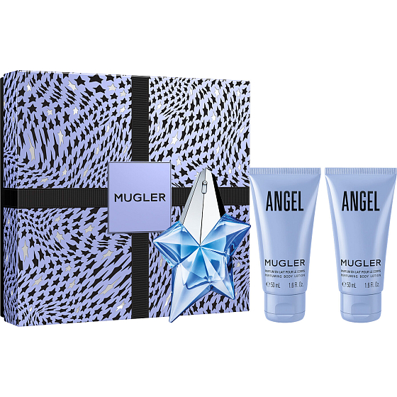 Thierry Mugler Angel Eau de Parfum 25 ml + Körperlotion 2 x 50 ml, Geschenkset für Frauen