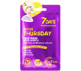 7Days Active Thursday textile Gesichtsmaske für alle Hauttypen 28 g