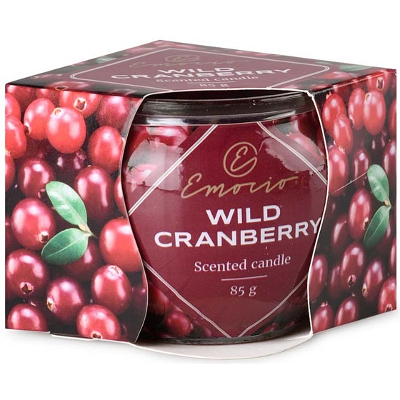 Emocio Dekor Wild Cranberry Duftkerze Glas 70 x 62 mm 85 g