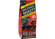 Dřevěné uhlí Servis Les grilovací brikety 2,5 kg