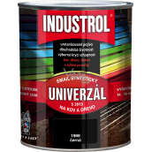 Industrol S2013 univerzál Glanz Deckfarbe für Metall und Holz, 1999 schwarz, 750 ml