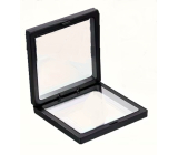 3D plovoucí rámeček s folií černý 7 x 7 cm