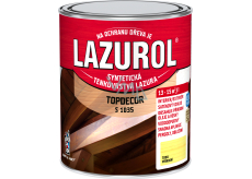 Lazurol Topdecor S1035 tenkovrstvá lazura na dřevo T000 přírodní, 750 ml