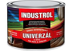 Industrol S2013 universell glänzende Oberfarbe für Metall und Holz, 8140 hellrot Ziegelrot, 375 ml