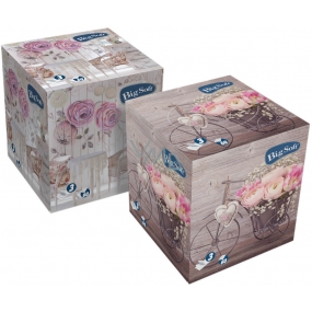 Big Soft Cosmetic Papierservietten 3-lagige Schachtel mit 60 Stück