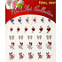 Absolute Cosmetics Nail Art selbstklebende Nagelaufkleber GNS 36 1 Blatt