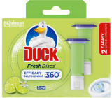 Duck Fresh Discs Limetten-WC-Gel für hygienische Sauberkeit und Frische Ihrer Toilettenfüllung 2x36 ml