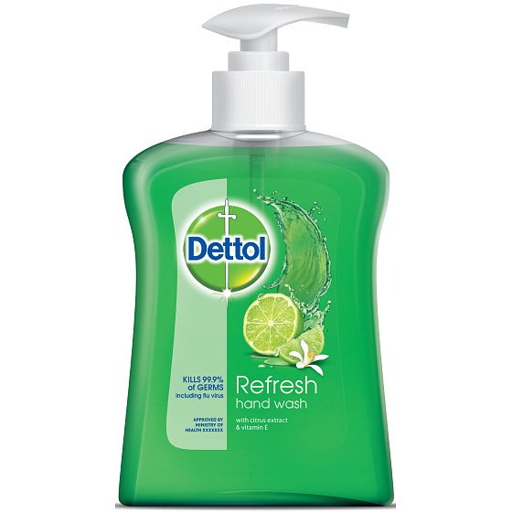 Dettol Citrus erfrischender antibakterieller Seifenspender 250 ml