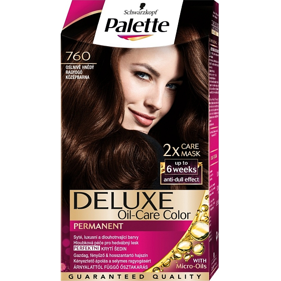 Schwarzkopf Palette Deluxe Haarfarbe 760 Dazzling brown 115 ml