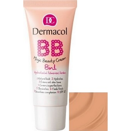 Dermacol Magic Beauty Cream Feuchtigkeitsspendende BB Cream 8in1 Shade Sand 30 ml