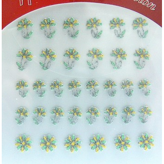Nail Art selbstklebende Nagelaufkleber 3DG005S 1 Blatt